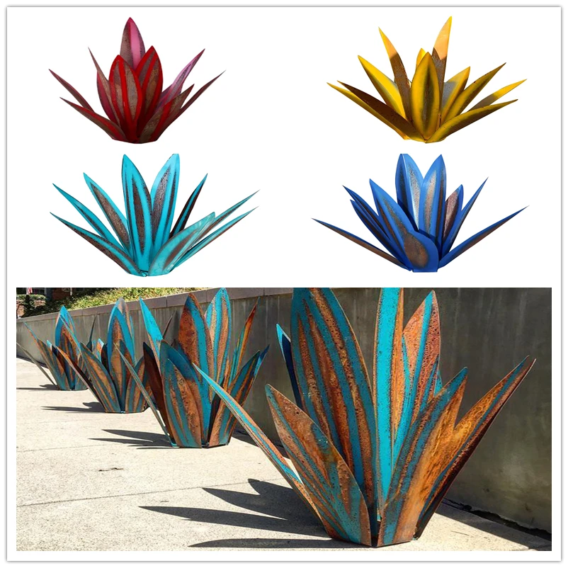 35CM DIY Art Tequila Rustic Sculpture Garden Decoration Outdoor Yard Sculpture Home Decor, tuin decoratie, jardin, 9 Leaves
35CM DIY Art Tequila Rustic Sculpture Garden Decoration Outdoor Yard Sculpture Home Decor, tuin decoratie, jardin, 9 Leaves