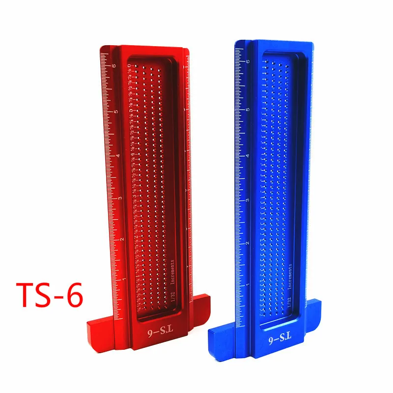 6/8inch Aluminum Scale Ruler T-type Hole Ruler Woodworking Scribing Mark Line Gauge Carpenter Measuring Tool
6/8inch Aluminum Scale Ruler T-type Hole Ruler Woodworking Scribing Mark Line Gauge Carpenter Measuring Tool