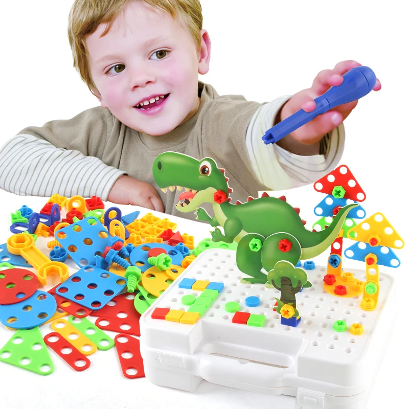 TianTa Drill Screw Toys Set Kids Creative DIY Assembly Toy Boys Children 3D Puzzle Drilling Nut Tool Box Animals Disassembly
TianTa Drill Screw Toys Set Kids Creative DIY Assembly Toy Boys Children 3D Puzzle Drilling Nut Tool Box Animals Disassembly