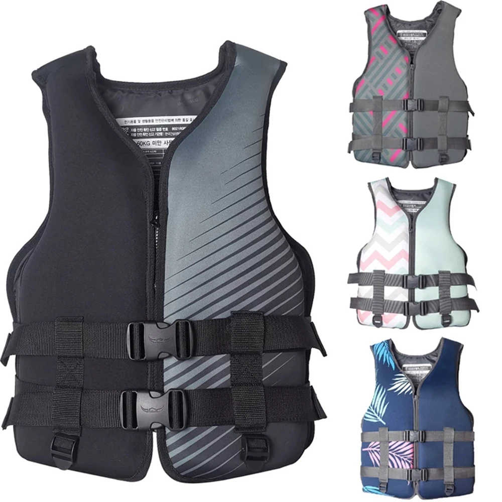 Neoprene Life Jacket Watersports Fishing Kayaking Boating Swimming Safety Buoyancy Vest for Kids Adult Surf Life Jacket 30-110KG
Neoprene Life Jacket Watersports Fishing Kayaking Boating Swimming Safety Buoyancy Vest for Kids Adult Surf Life Jacket 30-110KG