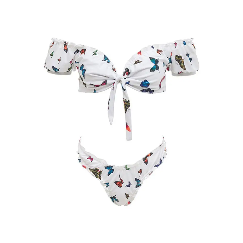 2021 High Waist Butterfly Print Underwire Bikini Sexy Bikini Suit White Swimming Beach Bow Color Women Swimwear Brazilian Y2F7
2021 High Waist Butterfly Print Underwire Bikini Sexy Bikini Suit White Swimming Beach Bow Color Women Swimwear Brazilian Y2F7