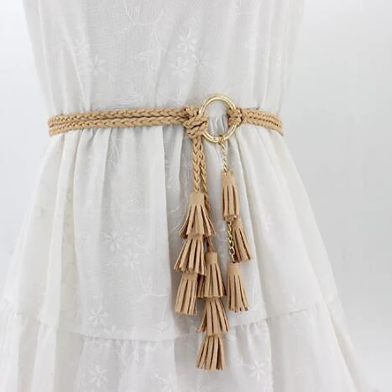 New Ladies Belts Fashion National Style Hollow Tassel Tie Strap Waist Chain Women's Waistband Dress Accessories 2022
New Ladies Belts Fashion National Style Hollow Tassel Tie Strap Waist Chain Women's Waistband Dress Accessories 2022