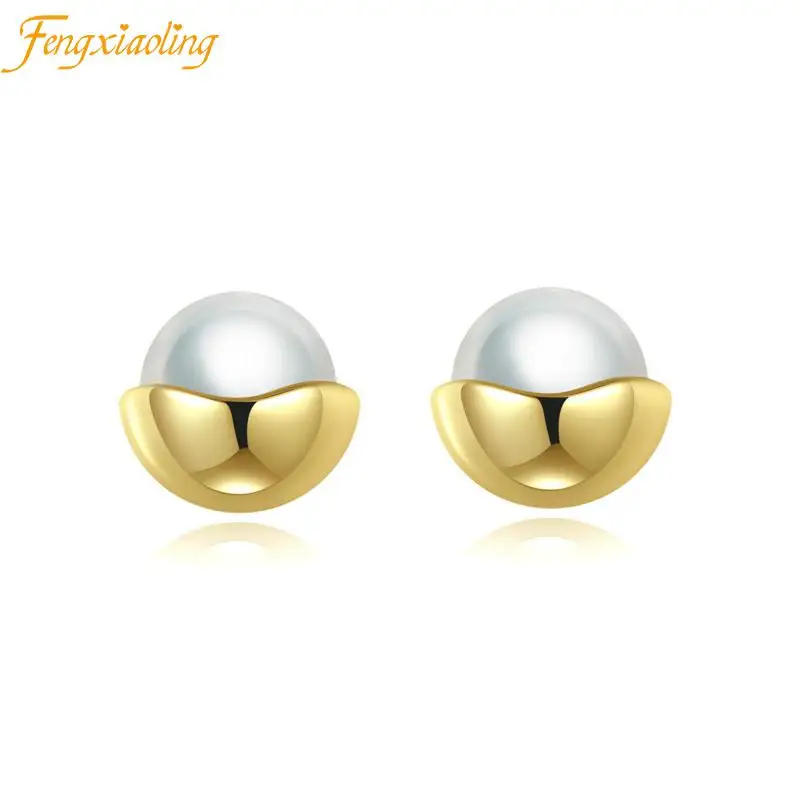 Real 100% 925 Sterling Silver Glass Round Beads Stud Earrings For Women & Girls Cassic Wedding Statement Fine Jewelry Gift 2021
Real 100% 925 Sterling Silver Glass Round Beads Stud Earrings For Women & Girls Cassic Wedding Statement Fine Jewelry Gift 2021