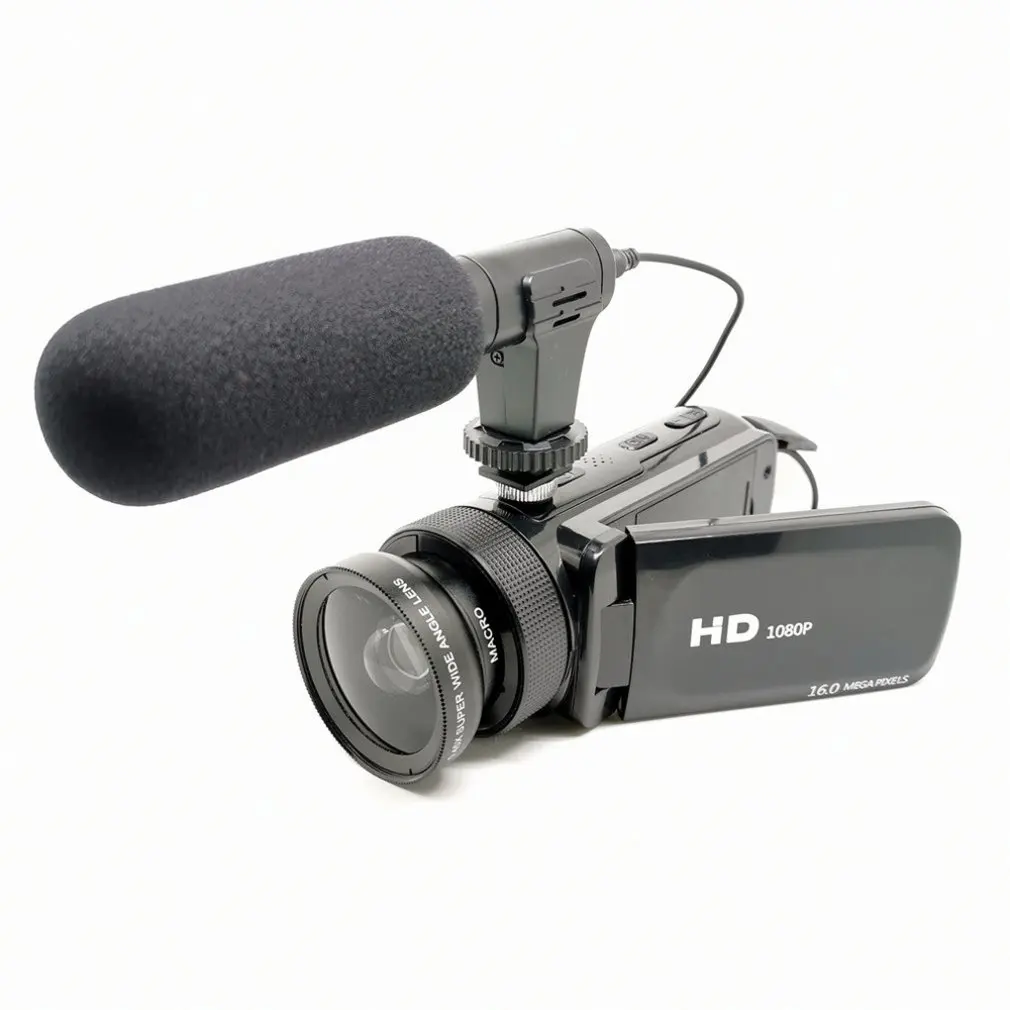 High Definition Digital Video Camera With Microphone Wide-angle Lens Home Durable Digital Video Camera
High Definition Digital Video Camera With Microphone Wide-angle Lens Home Durable Digital Video Camera