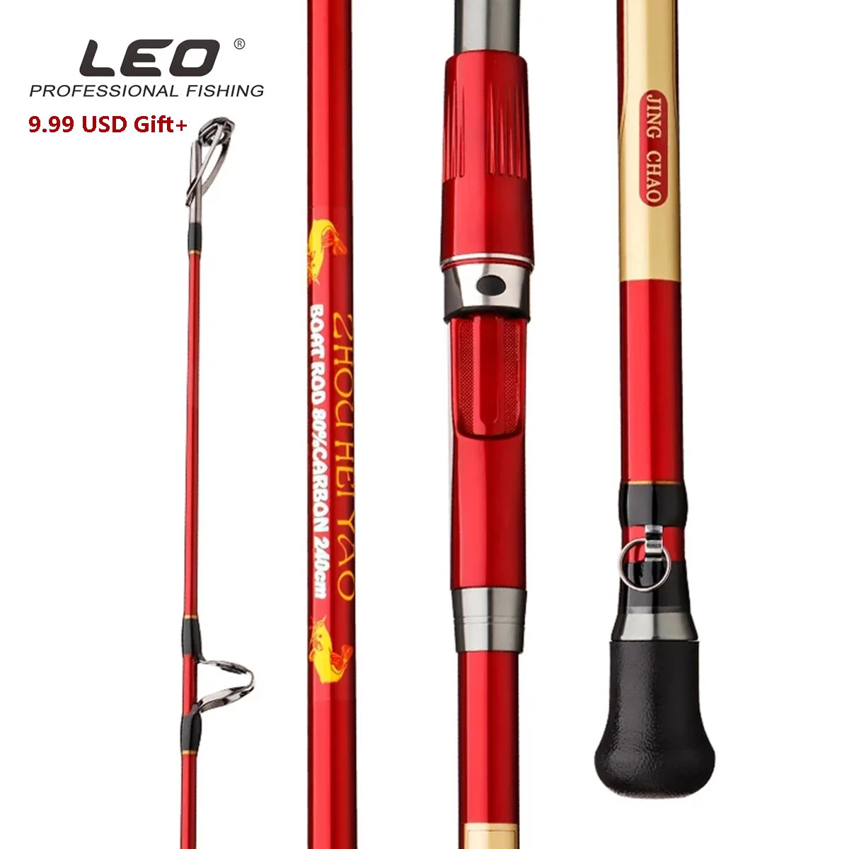 Saltwater Offshore Heavy Trolling Fishing Rod Big Game Conventional Boat Fishing Roller Rod Pole Portable 3-Section Travel Pole
Saltwater Offshore Heavy Trolling Fishing Rod Big Game Conventional Boat Fishing Roller Rod Pole Portable 3-Section Travel Pole