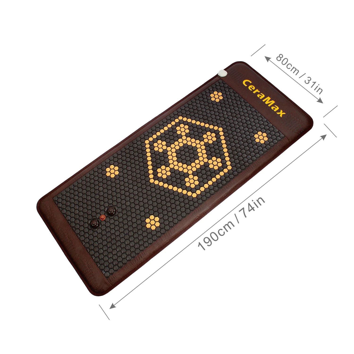 Fanocare Tourmanium Mat Electric Heating Germanium Stone Sexual Therapy Ball FIR Korea Ceramic Tourmaline Mattress Pad | Красота и