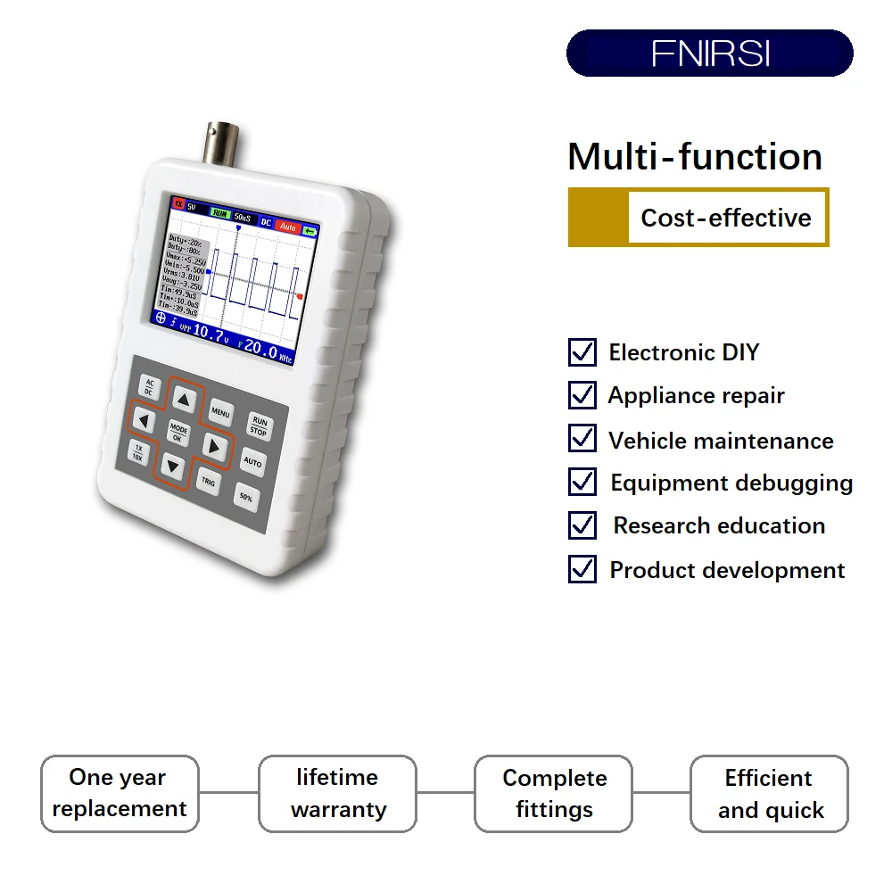 Портативный мини цифровой осциллограф DSO FNIRSI PRO полоса пропускания 5 м частота