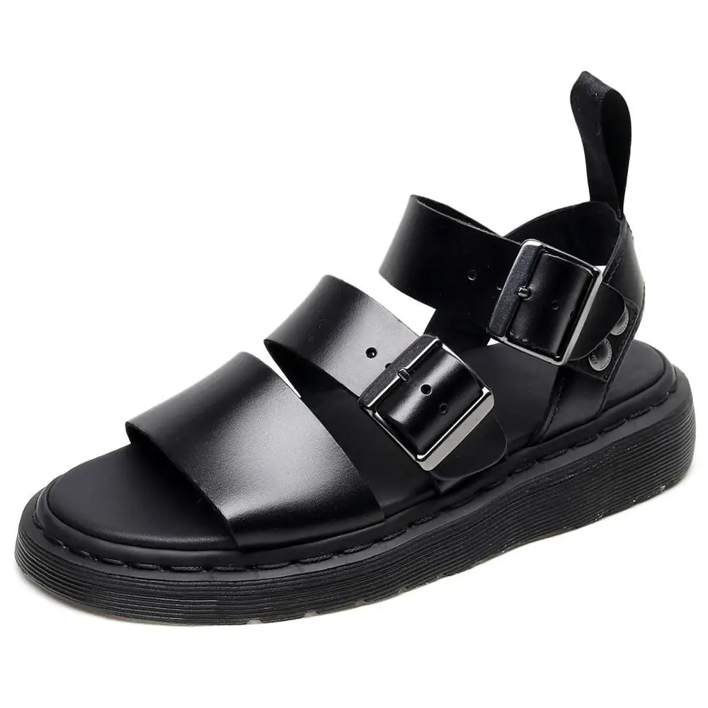 35-45 Plus Size Women Summer Sandals Martin Shoes Open-Toed Hollow Out Genuine Leather Retro Sandals Black Gladiator Beach Shoes
35-45 Plus Size Women Summer Sandals Martin Shoes Open-Toed Hollow Out Genuine Leather Retro Sandals Black Gladiator Beach Shoes