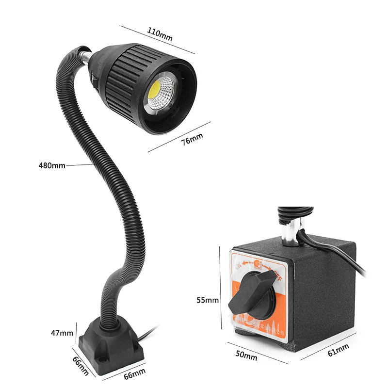 5W 100-220V 50CM Adjustable LED Machine Light Industrial CNC Machine Lathe Tool Light Milling Machine Work Light Work Table Lamp
5W 100-220V 50CM Adjustable LED Machine Light Industrial CNC Machine Lathe Tool Light Milling Machine Work Light Work Table Lamp