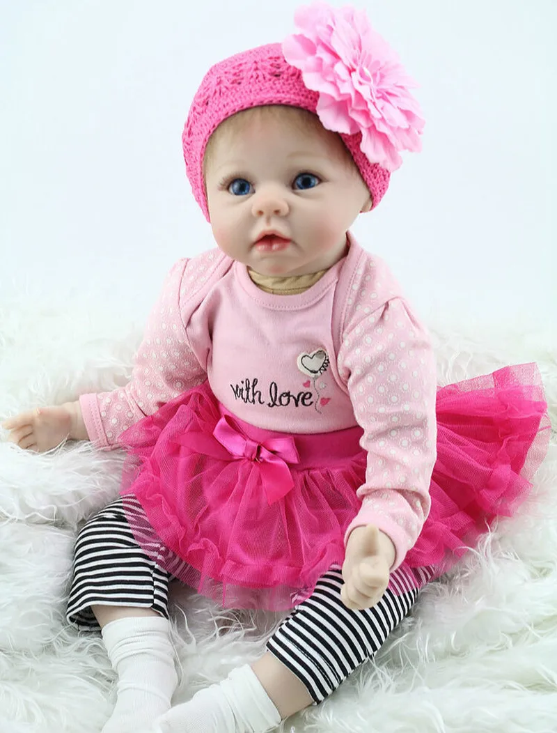 22" Handmade Reborn Baby Doll Newborn Lifelike Doll Silicone Vinyl Girl Toy Gift Toys for Girls Silicone In-Stock Items
22" Handmade Reborn Baby Doll Newborn Lifelike Doll Silicone Vinyl Girl Toy Gift Toys for Girls Silicone In-Stock Items