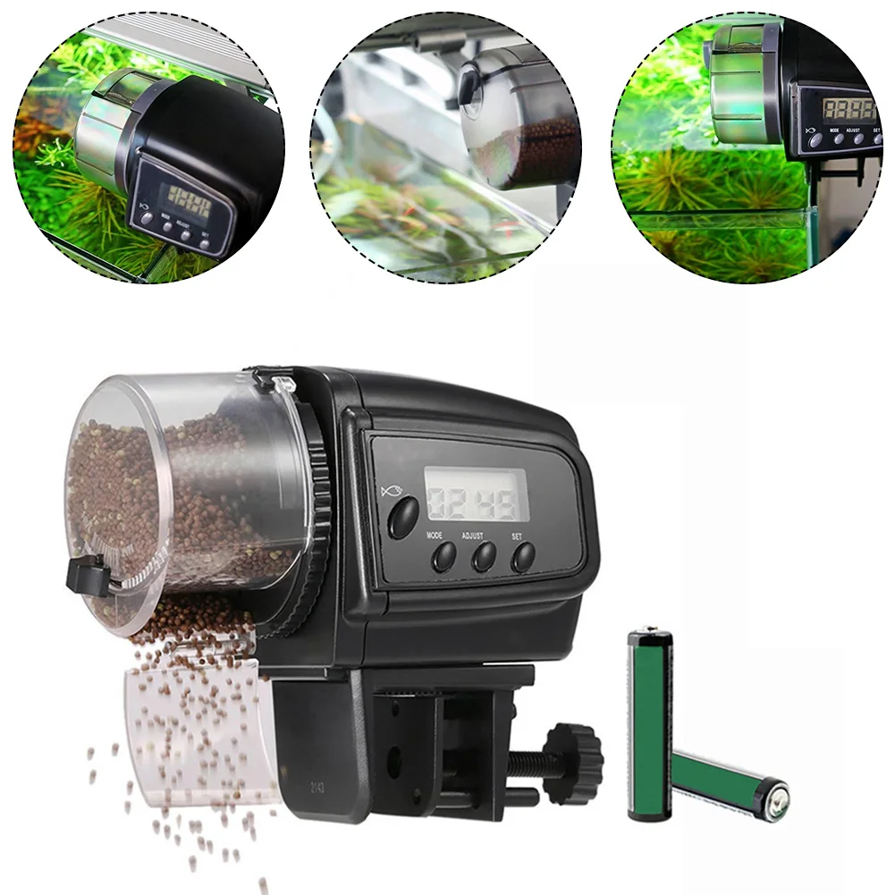 Adjustable Automatic Fish Feeder Electrical Plastic Fish Tank Timer Feeder Home Aquarium Tank Food Feeding Fish Feeder Tool
Adjustable Automatic Fish Feeder Electrical Plastic Fish Tank Timer Feeder Home Aquarium Tank Food Feeding Fish Feeder Tool