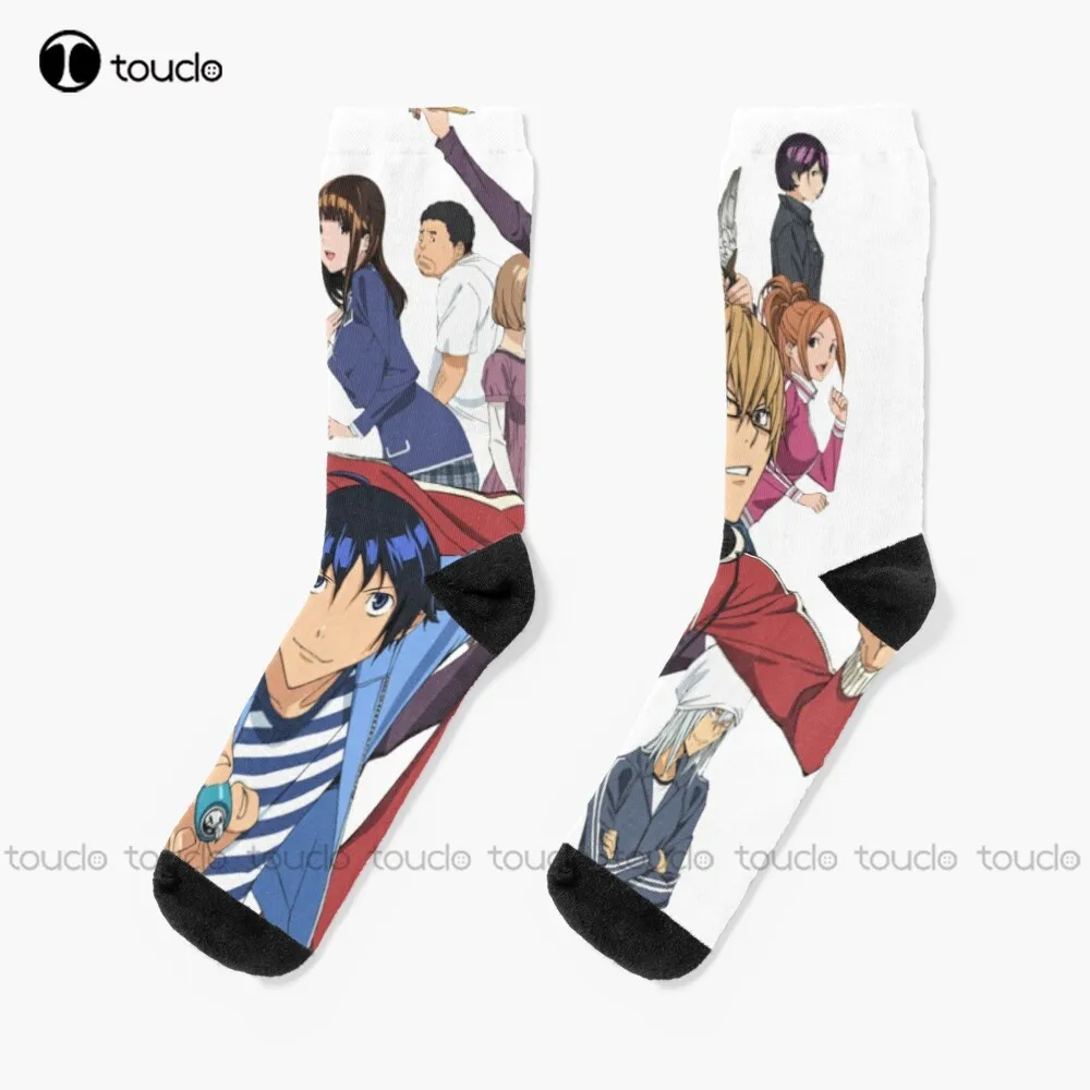

Bakuman Anime Manga Socks Girls Socks Personalized Custom Unisex Adult Teen Youth Socks 360° Digital Print Christmas Gift Gift