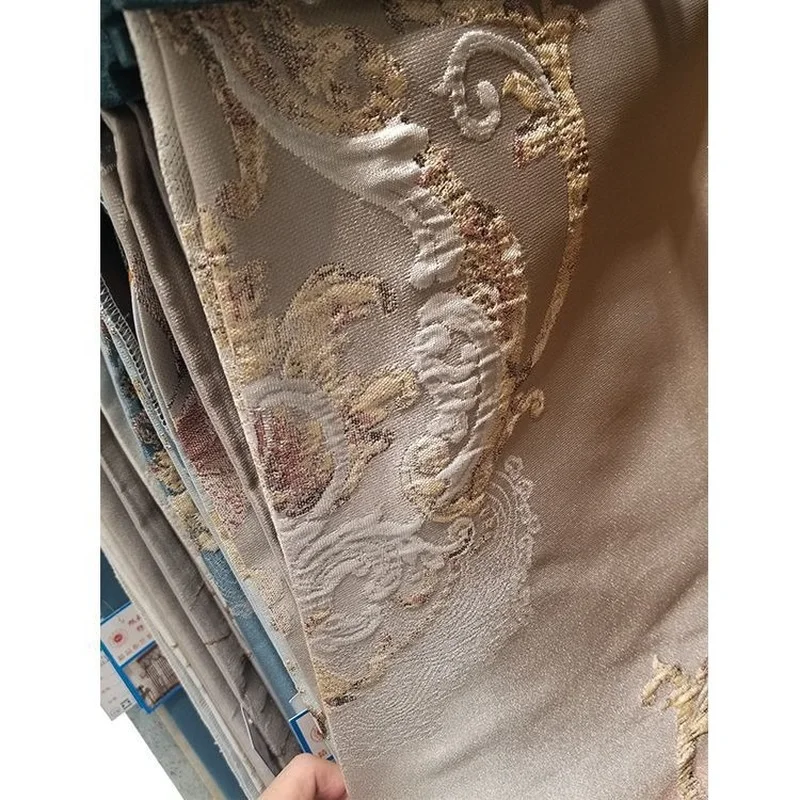 EuropeanCurtains for Living dining room bedroom embossed living room curtain cloth gray light luxury can be customized
EuropeanCurtains for Living dining room bedroom embossed living room curtain cloth gray light luxury can be customized