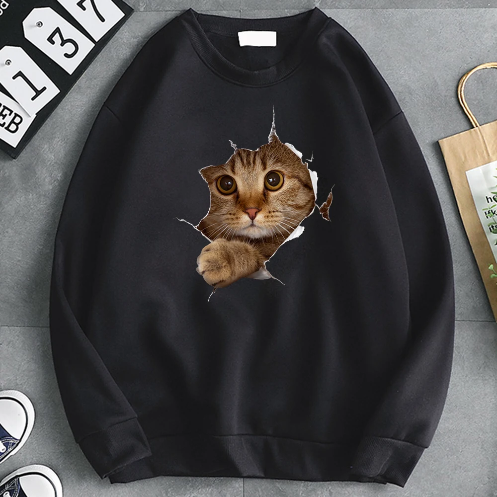 Cute Voyeur Cat Cartoons Print Men Loose Pocket O Neck Pullover Fashion Hip Hop Harajuku Men Casual Harajuku Streetwear COTTON
Cute Voyeur Cat Cartoons Print Men Loose Pocket O Neck Pullover Fashion Hip Hop Harajuku Men Casual Harajuku Streetwear COTTON