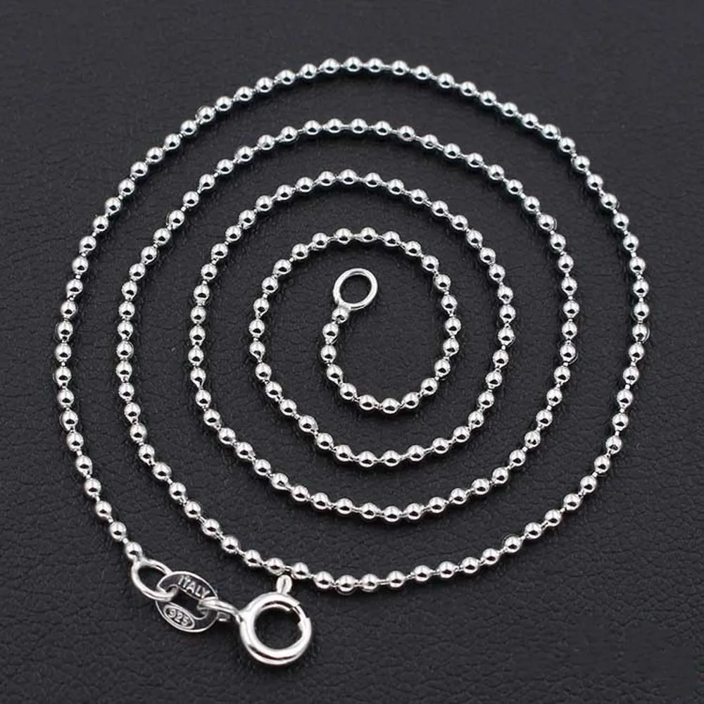 Бижутерия S925 чистое серебро Цепочка Из Бисера Повседневная универсальная цепочка с подвеской взрывное самодельное серебряное ожерелье кл...
Бижутерия S925 чистое серебро Цепочка Из Бисера Повседневная универсальная цепочка с подвеской взрывное самодельное серебряное ожерелье кл...