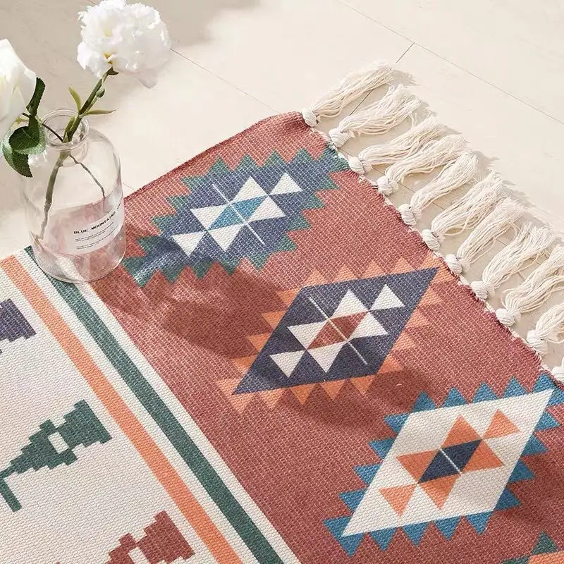 60x180cm Retro Rugs and Carpet for Living Room Home Soft Bohemian Tassel Home Carpets Table Bedside Rug Door Mat Home Decoration 
60x180cm Retro Rugs and Carpet for Living Room Home Soft Bohemian Tassel Home Carpets Table Bedside Rug Door Mat Home Decoration