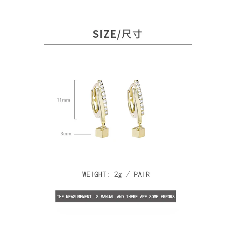 925 Sterling Silver New Zircon Earrings Women's Temperament Simple Luxury Super Flash Ear Pendant Fashion Jewelry Accessories
925 Sterling Silver New Zircon Earrings Women's Temperament Simple Luxury Super Flash Ear Pendant Fashion Jewelry Accessories