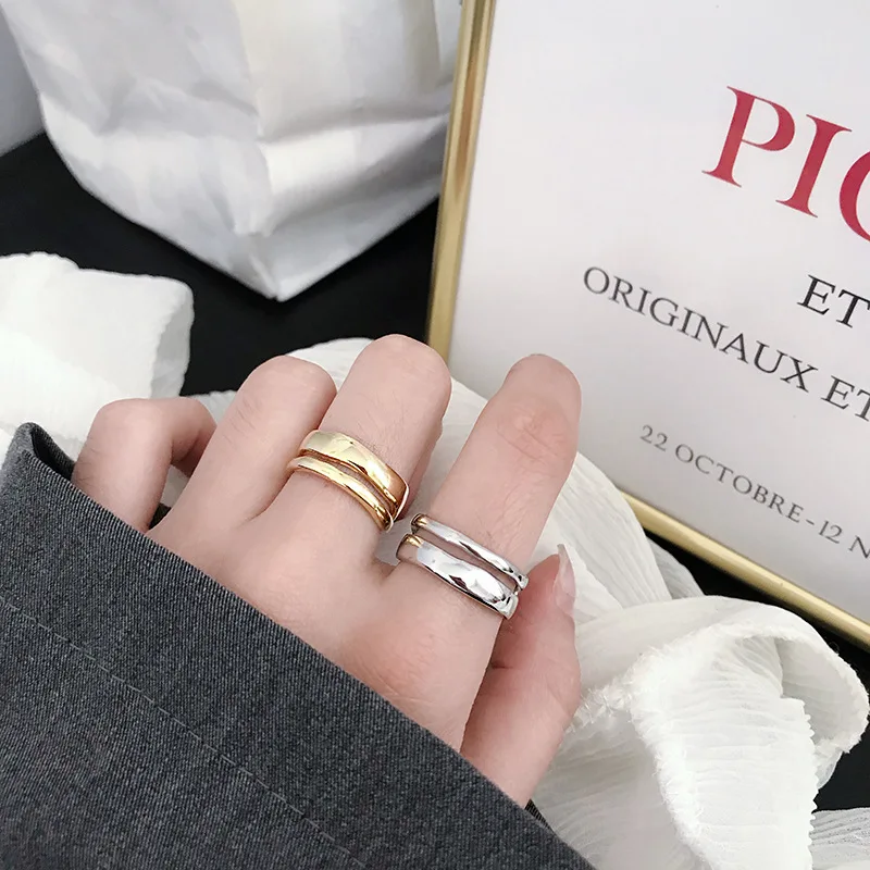 New Silver 925 Layer Chains Rings for Women Lady Punk Vintage Open Antique Rings Statement Sterling Silver Jewelry Anillos
New Silver 925 Layer Chains Rings for Women Lady Punk Vintage Open Antique Rings Statement Sterling Silver Jewelry Anillos