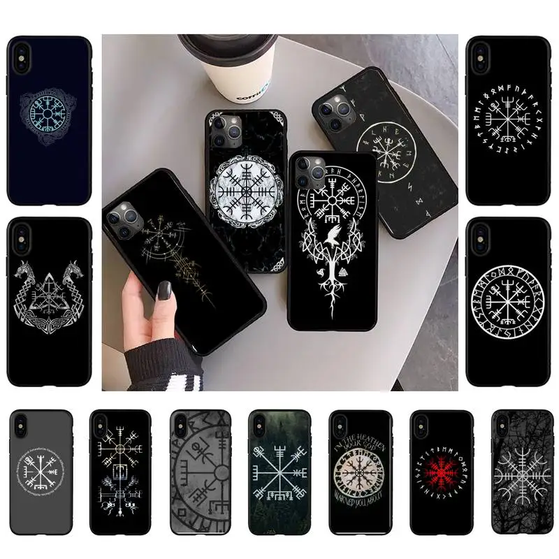 Viking Vegvisir Odin Nordic Phone Case for iPhone 11 12 13 mini pro XS MAX 8 7 6 6S Plus X 5S SE 2020 XR case
Viking Vegvisir Odin Nordic Phone Case for iPhone 11 12 13 mini pro XS MAX 8 7 6 6S Plus X 5S SE 2020 XR case