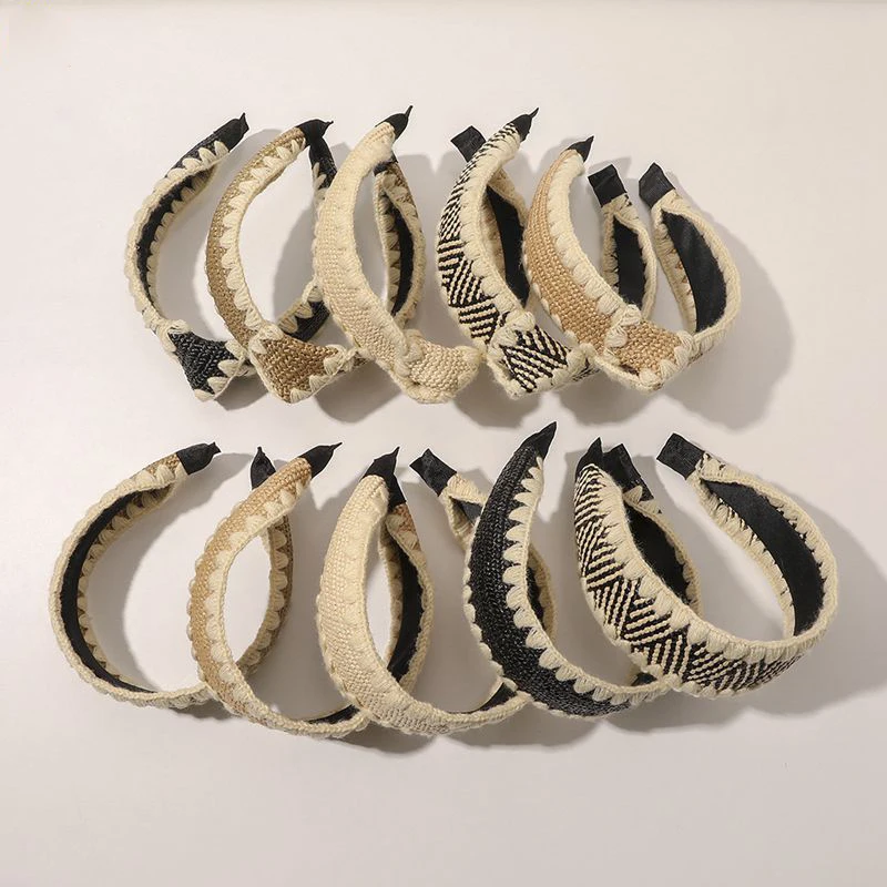 Winter Woolen Headbands Beige Coffee Black White Brown Hairbands for Women Hair Accessories Girls Fashion Daily Headwear
Winter Woolen Headbands Beige Coffee Black White Brown Hairbands for Women Hair Accessories Girls Fashion Daily Headwear