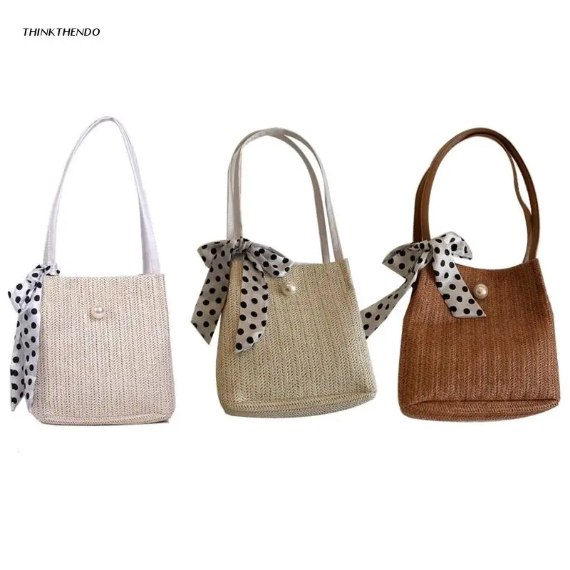 Straw Beach Bag Vintage Woven Shoulder Bags Rattan Bohemian Summer Vacation Casual Handbag for Women Girls
Straw Beach Bag Vintage Woven Shoulder Bags Rattan Bohemian Summer Vacation Casual Handbag for Women Girls