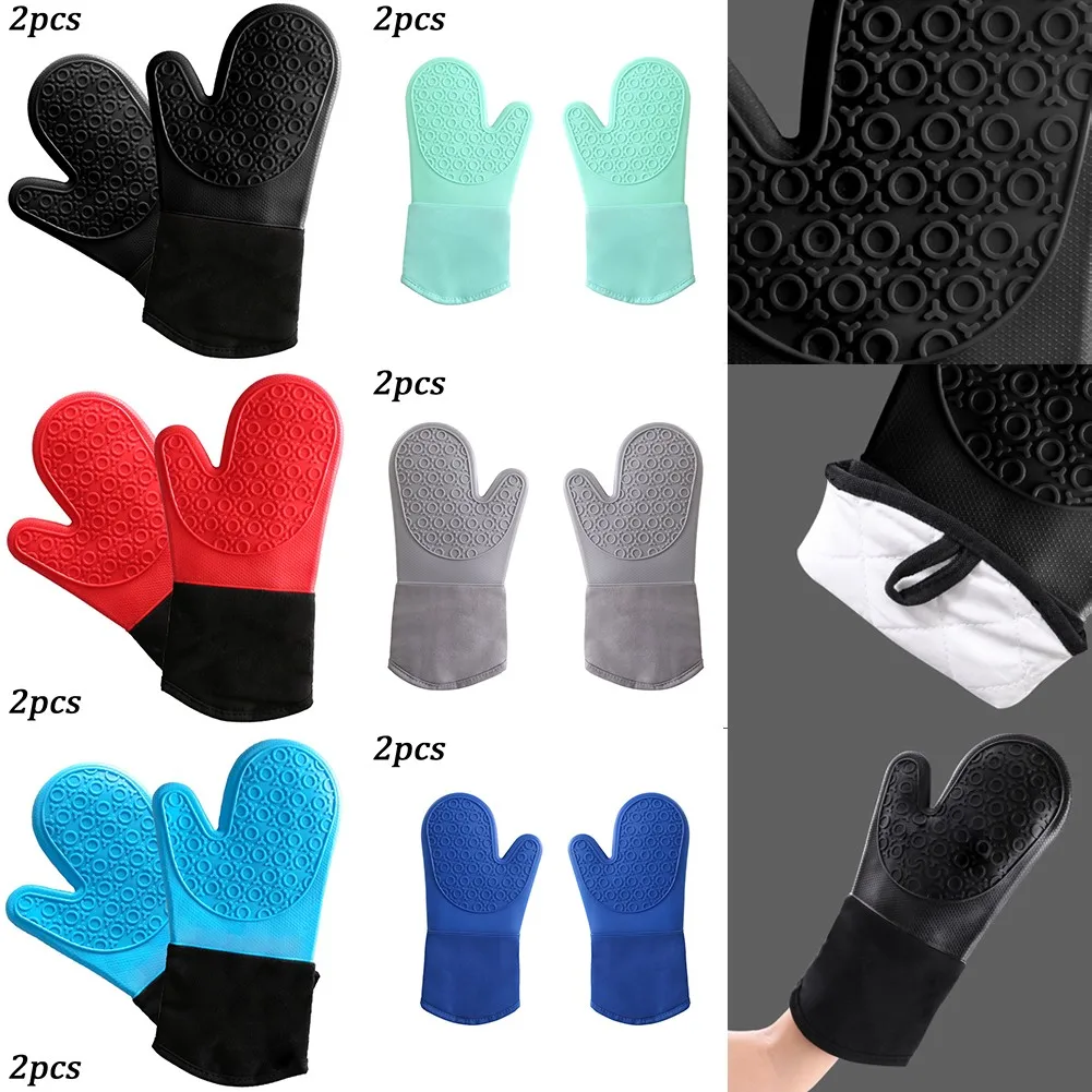 Non-Slip Silicone Microwave Glove Long Cotton BBQ Oven Baking Hot Pot Mitts Cooking Heat Resistant Kitchen Baking Tool
Non-Slip Silicone Microwave Glove Long Cotton BBQ Oven Baking Hot Pot Mitts Cooking Heat Resistant Kitchen Baking Tool