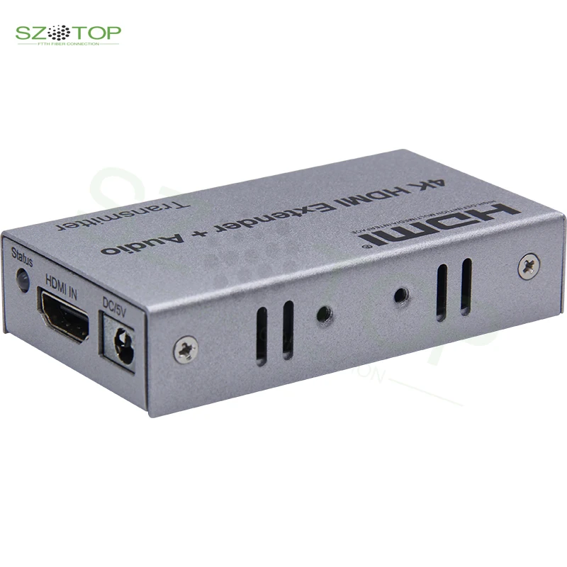 4K HDMI 1,4 100m удлинитель над Cat 5e/6 с TX RX поддержка 3,5 мм R/L аудио выход с 3D форматом видео Поддержка ИК-управления 
4K HDMI 1,4 100m удлинитель над Cat 5e/6 с TX RX поддержка 3,5 мм R/L аудио выход с 3D форматом видео Поддержка ИК-управления