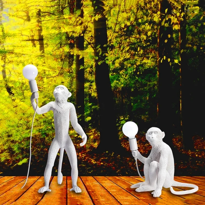 Modern Minimalist Monkey Table Lamp Home Decor LED Resin Table Lights Living Room Bedroom Kitchen Indoor Lighting Bedside Lamp
Modern Minimalist Monkey Table Lamp Home Decor LED Resin Table Lights Living Room Bedroom Kitchen Indoor Lighting Bedside Lamp