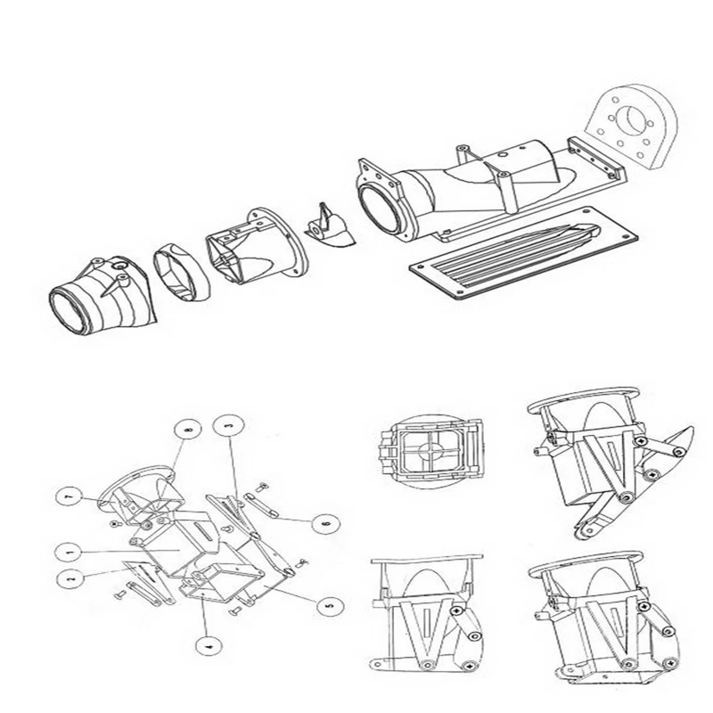 1PC Jet Boat Pump 28MM Water Thruster Spray Thrust 3 Blades Propellers with Moving Backwards Function for DIY RC Boat Model Part
1PC Jet Boat Pump 28MM Water Thruster Spray Thrust 3 Blades Propellers with Moving Backwards Function for DIY RC Boat Model Part