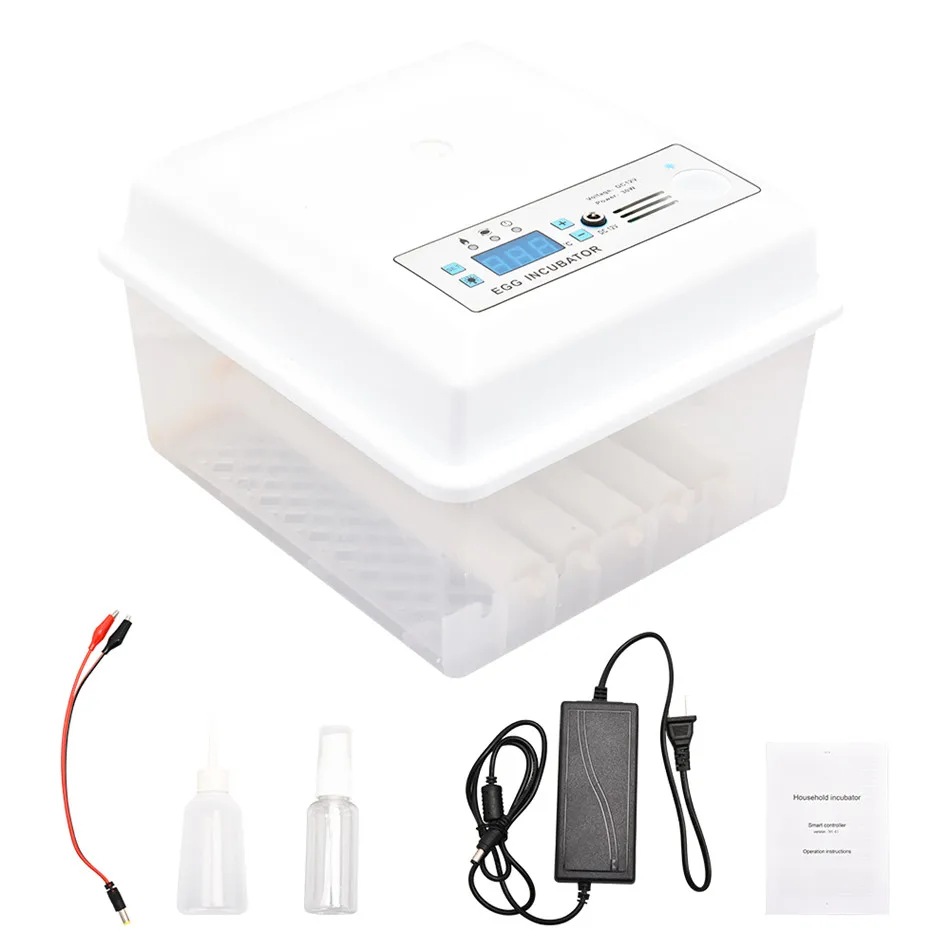 Eggs Incubator 16 Eggs Digita Mini Automatie Incubatores with Turner for Hatching Turkey Goose Chicken Eggs Egg Hatcher Machine
Eggs Incubator 16 Eggs Digita Mini Automatie Incubatores with Turner for Hatching Turkey Goose Chicken Eggs Egg Hatcher Machine