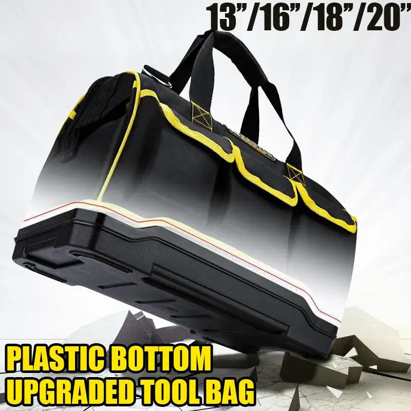 Upgrade Tool Bag 13/16/18/20 inch Electrician Bag Multi-Function 1680D Oxford Cloth Duty Waterproof Storage Toolkit Bag EU Stock
Upgrade Tool Bag 13/16/18/20 inch Electrician Bag Multi-Function 1680D Oxford Cloth Duty Waterproof Storage Toolkit Bag EU Stock