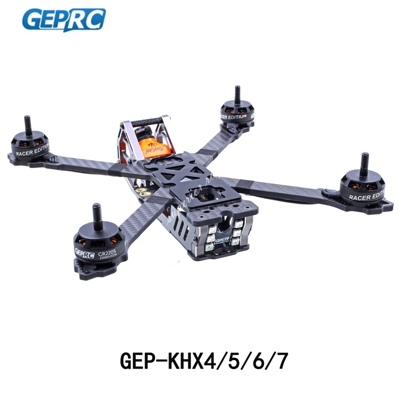 GEPRC X4/KHX6/KHX7 элегантный FPV гоночный Квадрокоптер 230 мм колесная база из углеродного