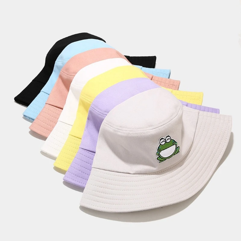 Women Bucket Cap Cartoon Frog Pattern Men Fisherman Hat Day to Day Activity Multicolor Sun Protection Caps Foldable Hat
Women Bucket Cap Cartoon Frog Pattern Men Fisherman Hat Day to Day Activity Multicolor Sun Protection Caps Foldable Hat