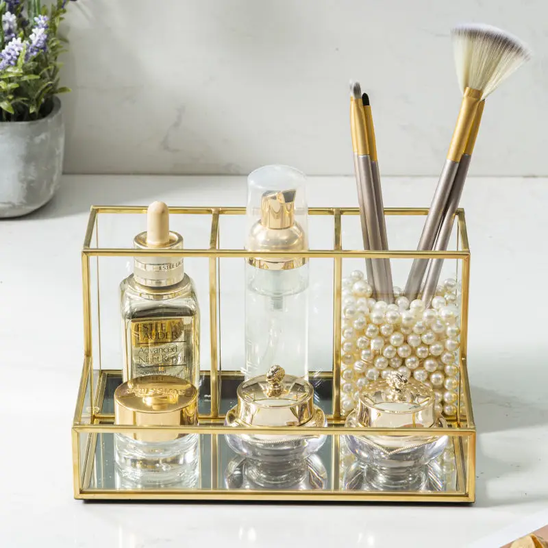 Glass Makeup Brush Storage Tube Nail Eyebrow Pencil Desktop Dressing Table Skin Care Products Perfume Cosmetics Storage Box
Glass Makeup Brush Storage Tube Nail Eyebrow Pencil Desktop Dressing Table Skin Care Products Perfume Cosmetics Storage Box