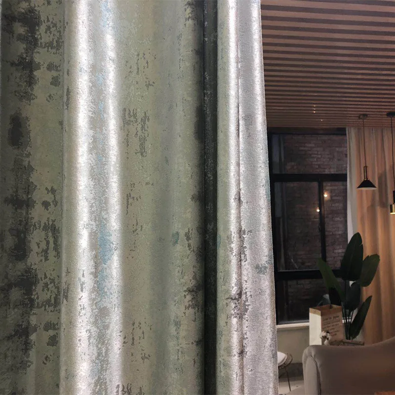 American Retro Cement Gray Jacquard Curtain Fabric For Living Room Bedroom Floor Drapes Blinds Custom Villa Window Treatments#4
American Retro Cement Gray Jacquard Curtain Fabric For Living Room Bedroom Floor Drapes Blinds Custom Villa Window Treatments#4