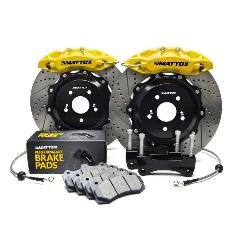 6-Piston Calipers Big Brake Kit with 2-Piece Rotors 355x32MM Upgrade Installation Calipers For Camry 2006-2019 18Inch Wheel
6-Piston Calipers Big Brake Kit with 2-Piece Rotors 355x32MM Upgrade Installation Calipers For Camry 2006-2019 18Inch Wheel