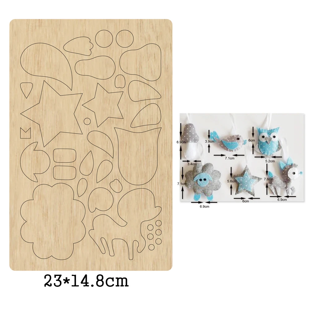 

Owl Animal Handwork Puzzle Wooden Mold Dies 2020 DIY Leather Cloth Paper Craft Fit Common Die Cutting Machines on the Market