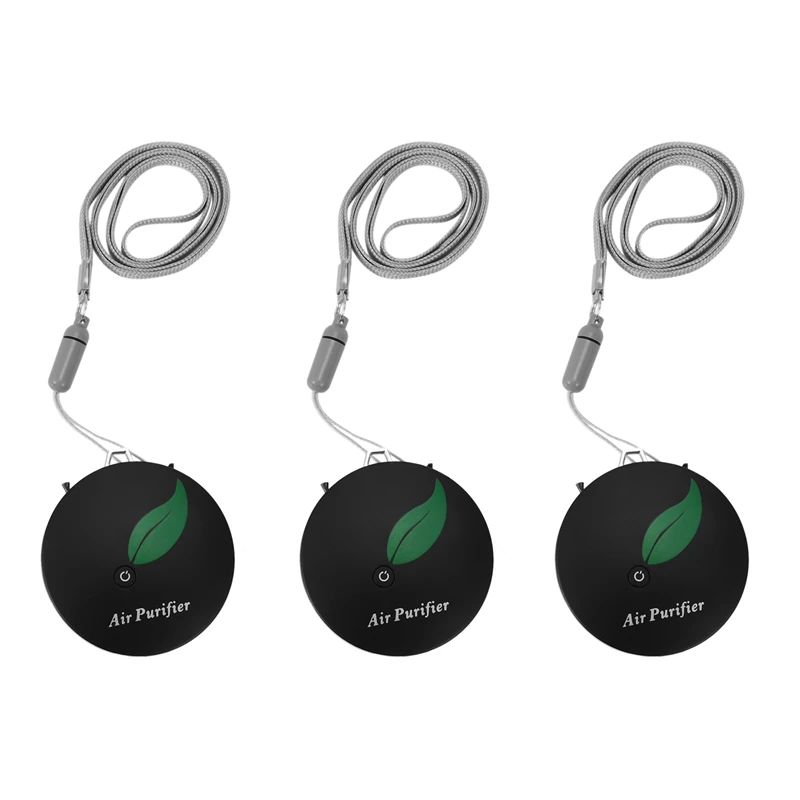 3X Personal Wearable Air Purifier Necklace Mini Portable Air Freshner Ionizer Negative Ion Generator For Adults Kids
3X Personal Wearable Air Purifier Necklace Mini Portable Air Freshner Ionizer Negative Ion Generator For Adults Kids