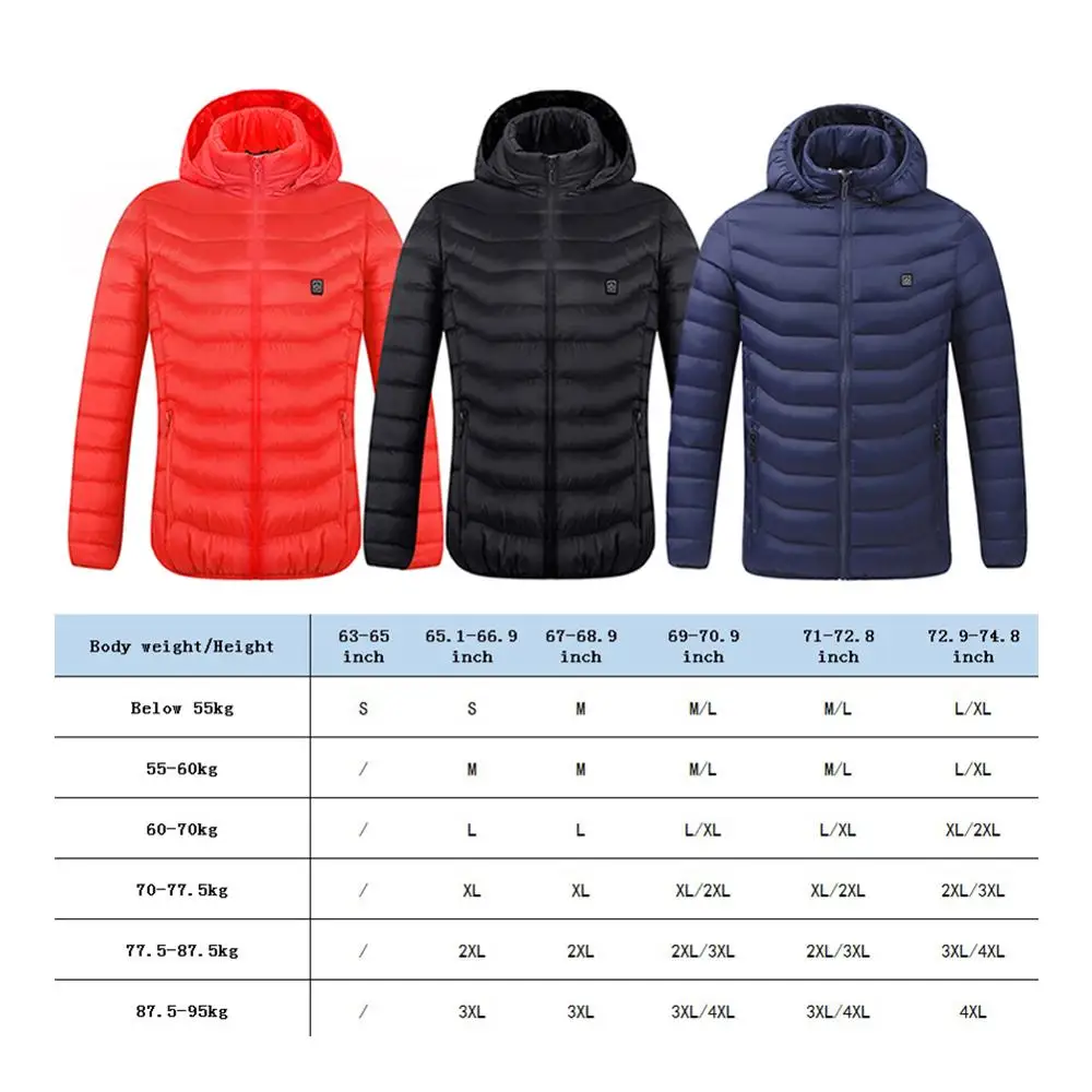 2020 Electric Heated Cotton Jackets Vest Hooded Winter USB Charging Thermal Warmer Jackets Outdoor Winter for Men and Women
2020 Electric Heated Cotton Jackets Vest Hooded Winter USB Charging Thermal Warmer Jackets Outdoor Winter for Men and Women