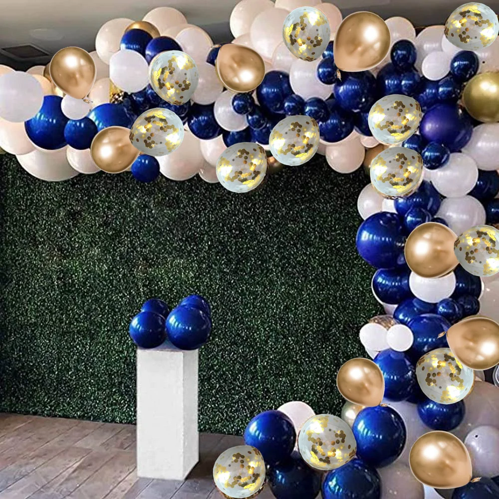 102pcs luminous navy blue latex balloon metallic gold confetti balloon arch wedding birthday party decoration balloon garland
102pcs luminous navy blue latex balloon metallic gold confetti balloon arch wedding birthday party decoration balloon garland