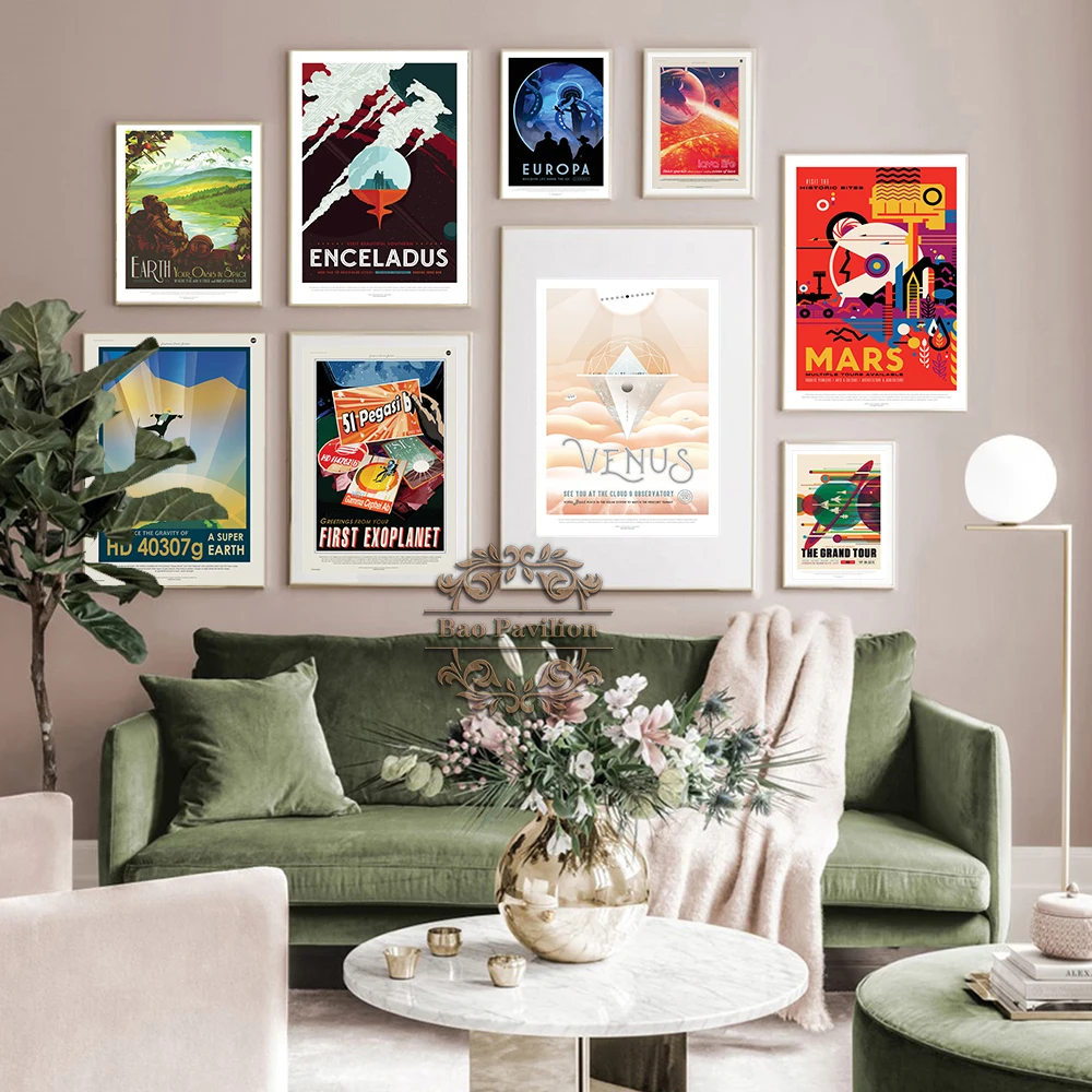 Vintage Art Space Universe Expedition Abstract Prints Poster Exoplanet Canvas Painting Earth Mars Venus Wall Picture Home Decor 
Vintage Art Space Universe Expedition Abstract Prints Poster Exoplanet Canvas Painting Earth Mars Venus Wall Picture Home Decor