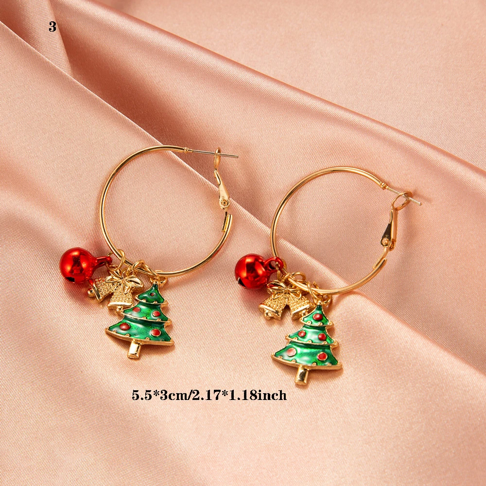 Christmas Jewelry Red Green Snowman Bells Drop Earrings For Women Metal Tree Snowflake Elk Dangle Earrings Party Accessories
Christmas Jewelry Red Green Snowman Bells Drop Earrings For Women Metal Tree Snowflake Elk Dangle Earrings Party Accessories