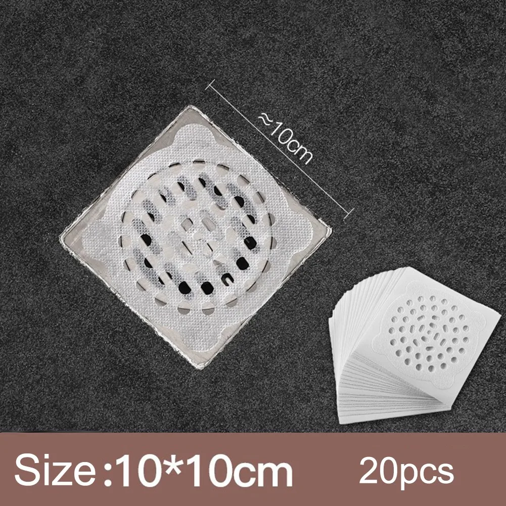 20PC Disposable Bathroom Washbasin Shower Drain Hair Catcher Stickers Floor Drain Cover Sink Drain Bath Stopper Plug Strainer
20PC Disposable Bathroom Washbasin Shower Drain Hair Catcher Stickers Floor Drain Cover Sink Drain Bath Stopper Plug Strainer