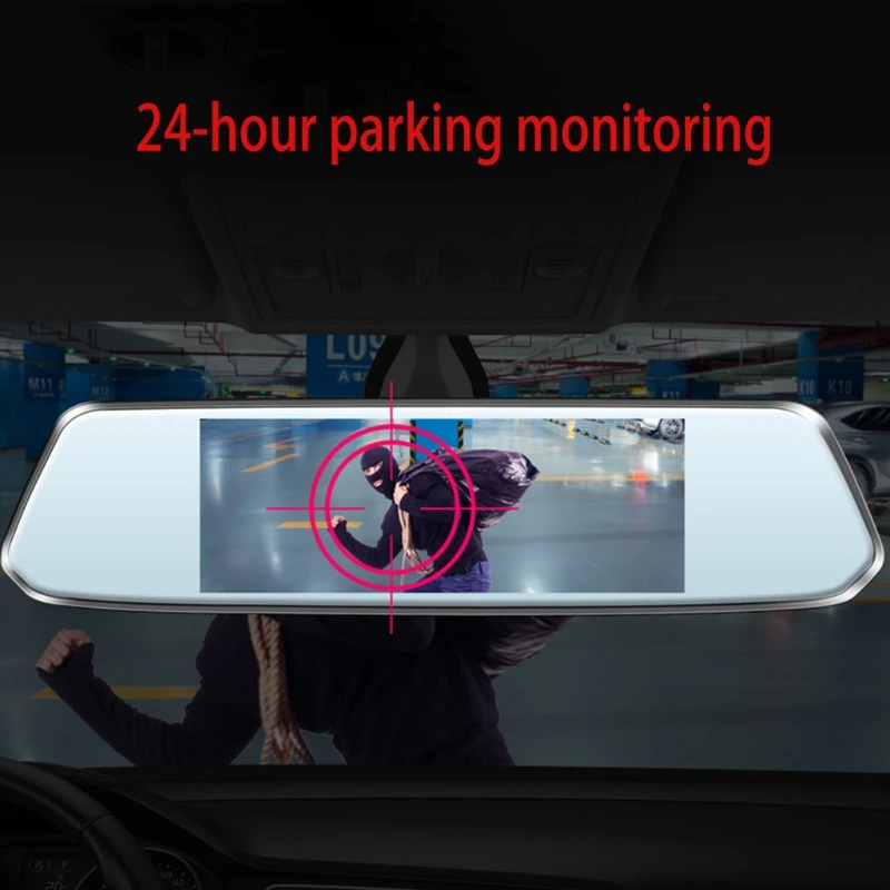 Front And Rear Dual Lens Rear View Mirror 7-Inch 2.5D Curved Screen Touch Screen 28GC
Front And Rear Dual Lens Rear View Mirror 7-Inch 2.5D Curved Screen Touch Screen 28GC