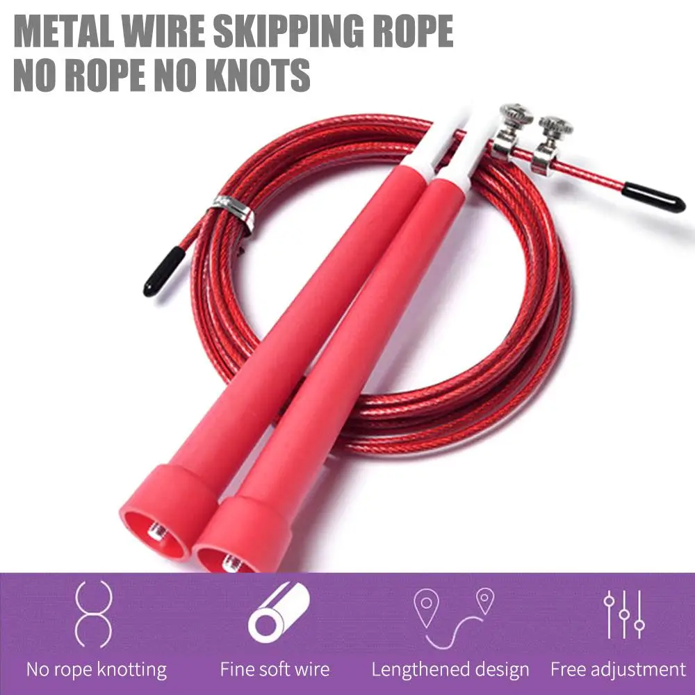 Gifts Plastic Handle, Rope Skipping Plastic Handle Steel Wire Rope 4color Lovely Exercise Jump Rope Professional Motions
Gifts Plastic Handle, Rope Skipping Plastic Handle Steel Wire Rope 4color Lovely Exercise Jump Rope Professional Motions