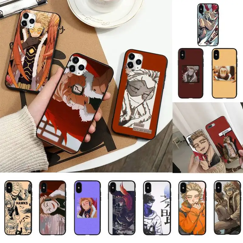

Hawks Coat Japan Anime Phone Case for iPhone 11 12 13 mini pro XS MAX 8 7 6 6S Plus X 5S SE 2020 XR case