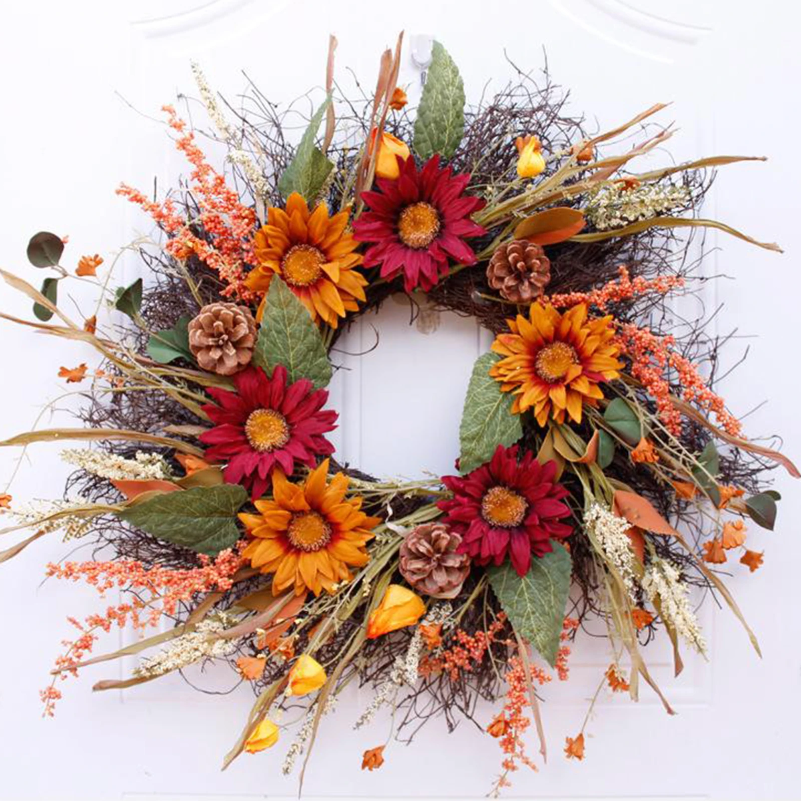 Artificial Sunflower Wreath Winter Wreath Wall Door Decoration Party Home Decor
Artificial Sunflower Wreath Winter Wreath Wall Door Decoration Party Home Decor