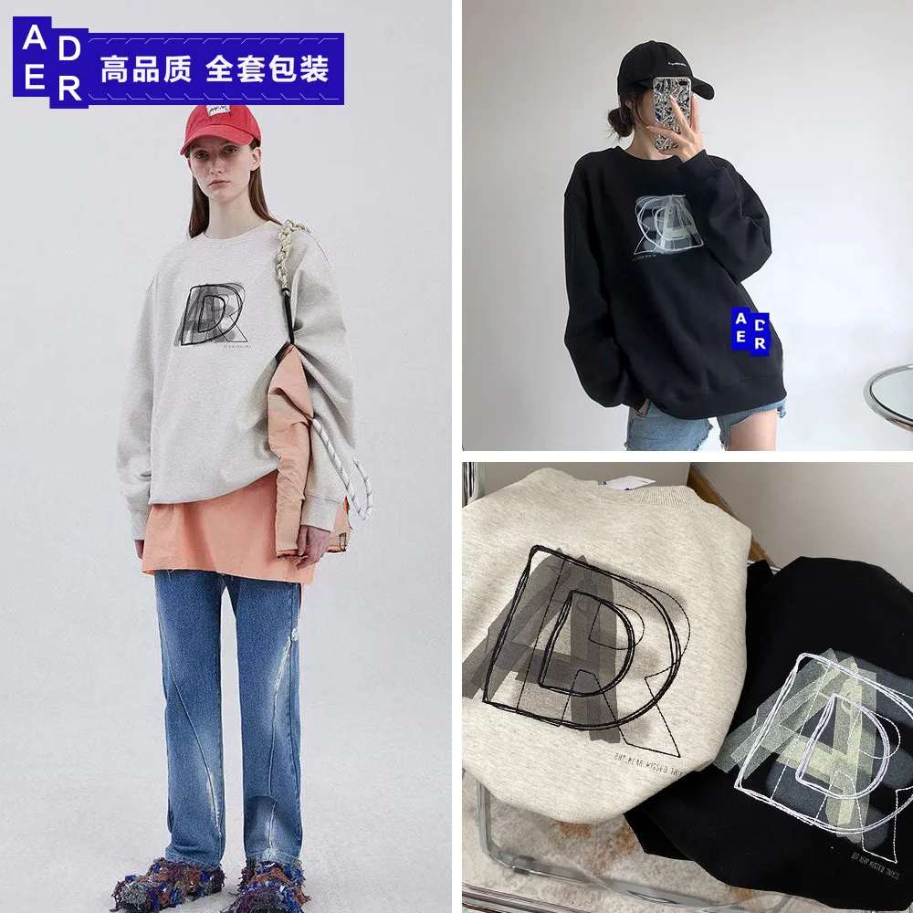 Women's Tide Brand ADER ERROR Ghost Deformation Letter Sweater Casual Sports Phantom Pattern Casual Loose Long Sleeve Top Women
Women's Tide Brand ADER ERROR Ghost Deformation Letter Sweater Casual Sports Phantom Pattern Casual Loose Long Sleeve Top Women