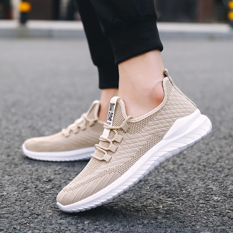 Air Mesh Fashion Sneakers Men Casual Shoes Breathable 2022 New Oxfords Male Lace-up Running Mens Loafers Soft Promotion |
