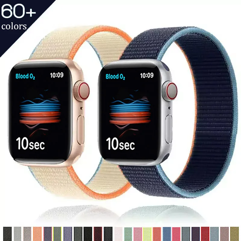 Nylon Strap for Apple watch band 44mm 40mm 42mm 38mm smartwatch wristband belt sport loop bracelet iWatch series 3 4 5 6 se band
Nylon Strap for Apple watch band 44mm 40mm 42mm 38mm smartwatch wristband belt sport loop bracelet iWatch series 3 4 5 6 se band